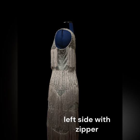 Vintage inspired dress from Babeyond. NWT silver dress only! - Picture 5 of 10